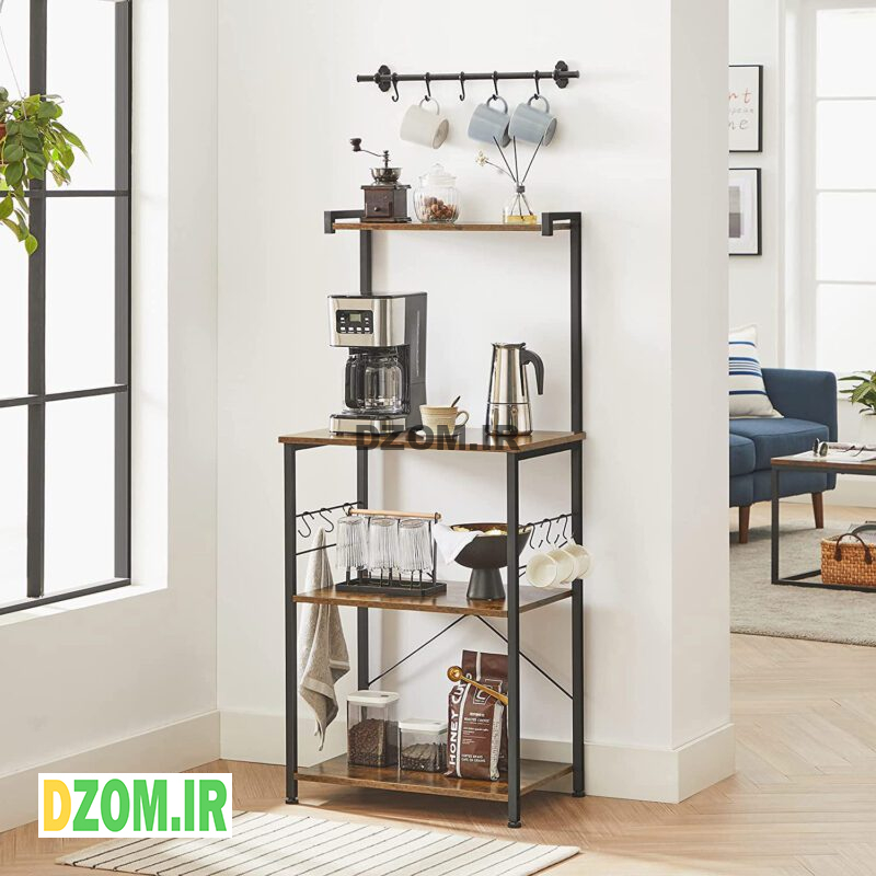 شلف دیواری دیزم مدل SLF_F100_60_BRN