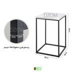 میز عسلی دیزم مدل SI_F100_35_W