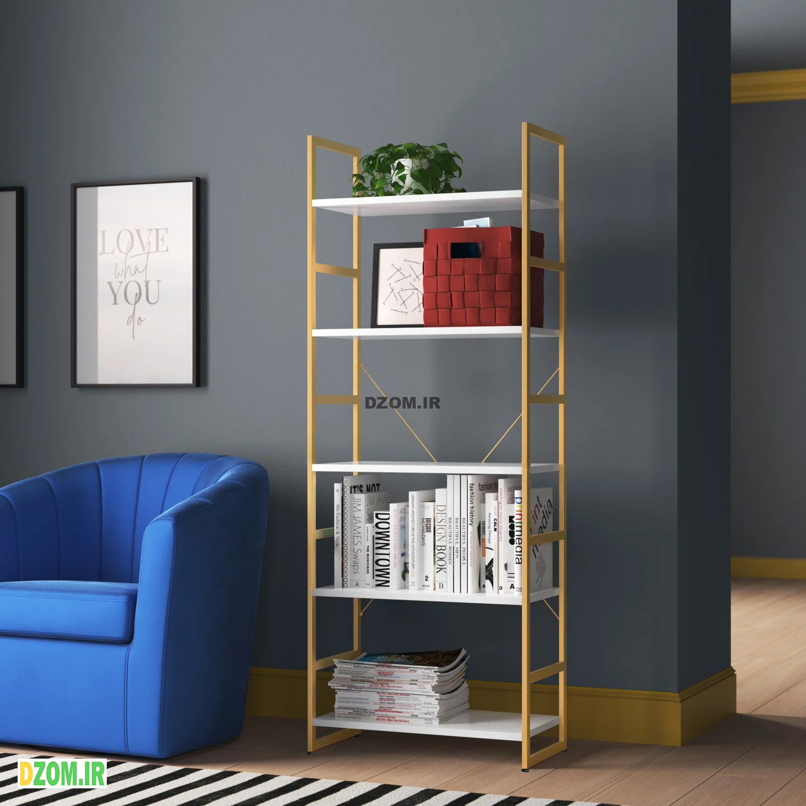 شلف دیواری دیزم مدل SLF-92B18-60W شلف دیواری دیزم مدل SLF-92B18-60W