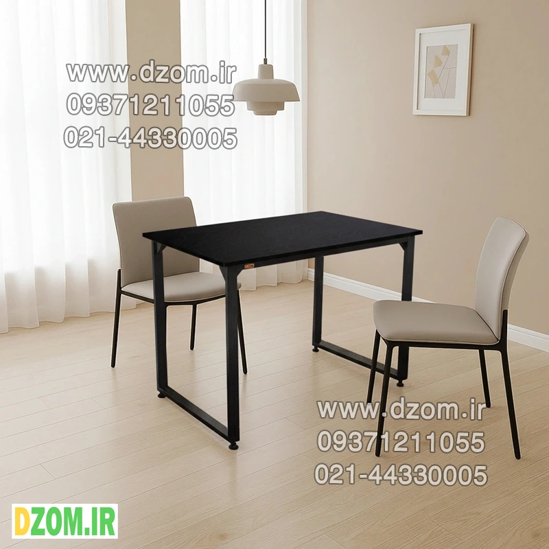 15 میز ناهارخوری دیزم مدل مونتاژی LNC_asm_90×80_B (بدون صندلی) - تصویر 1