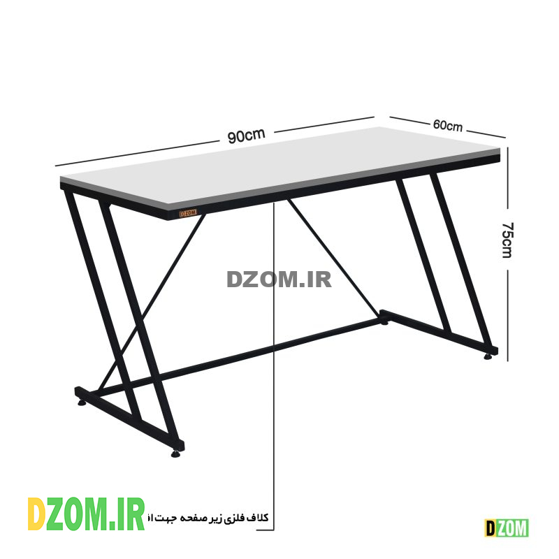 میز اداری دیزم مدل TLD-77E25-90WONE