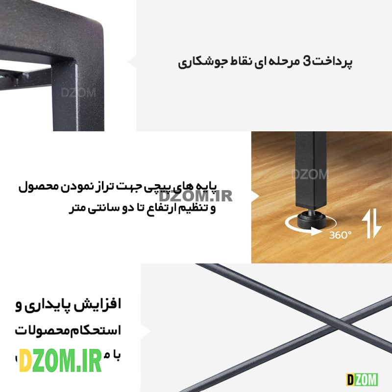 میز کامپیوتر دیزم مدل TLD-73K00-140SB