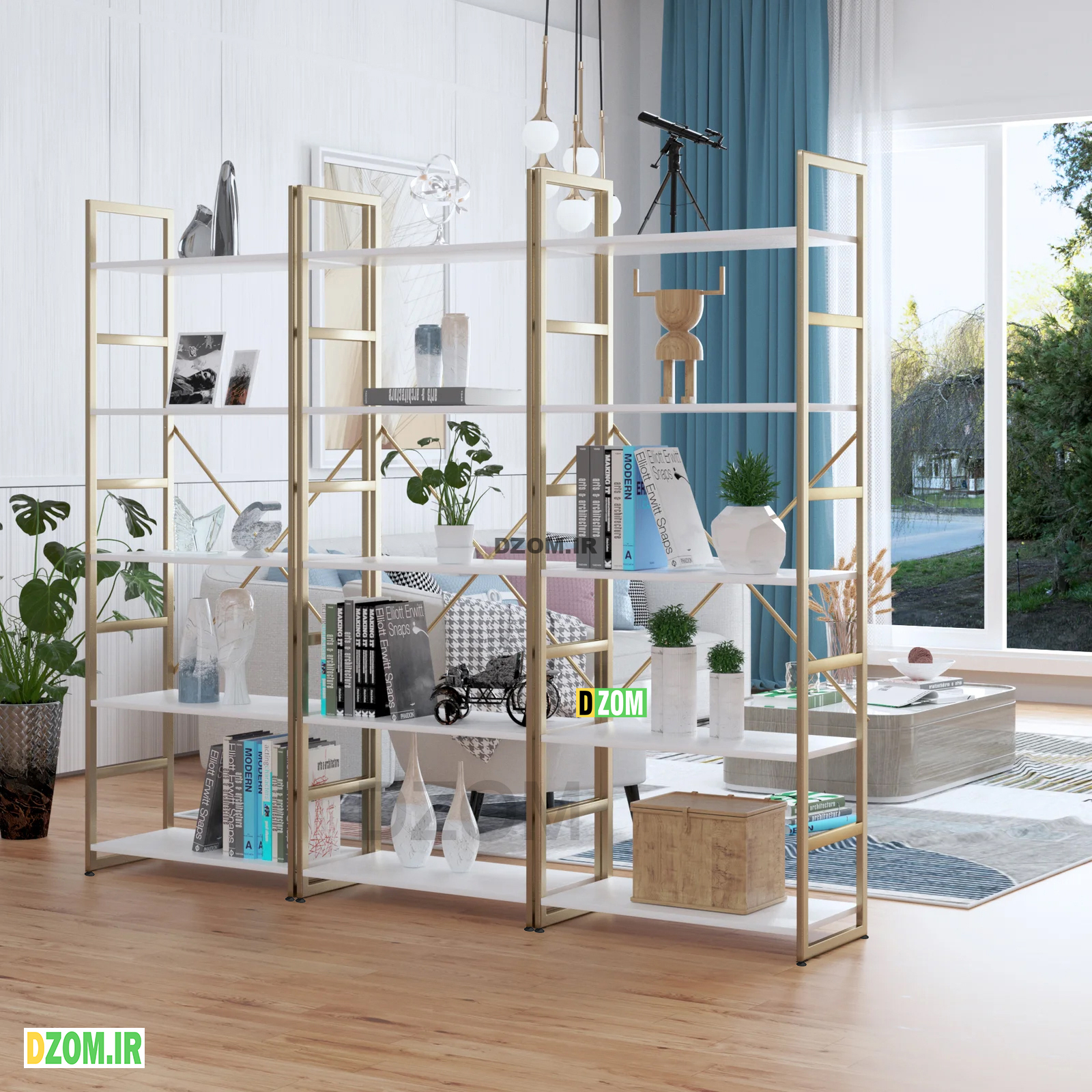 شلف دیواری دیزم مدل SLF-92B18-60W شلف دیواری دیزم مدل SLF-92B18-60W