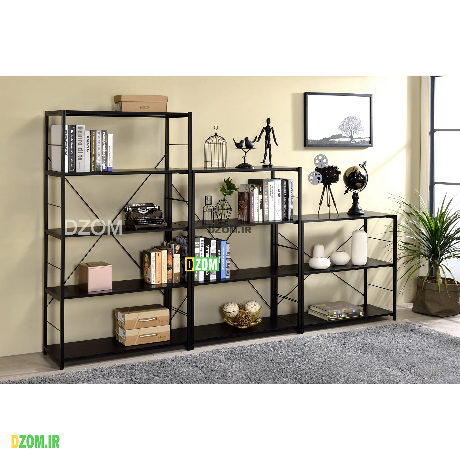 شلف دیواری دیزم مدل SLF-88H63-80B شلف دیواری دیزم مدل SLF-88H63-80B