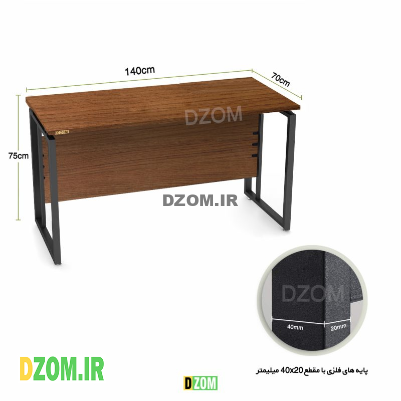 میز مدیریت دیزم مدل  TLD-62H17-140BRNONE