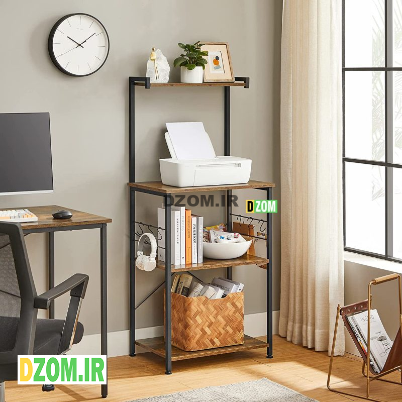 شلف دیواری دیزم مدل SLF_F100_60_BRN