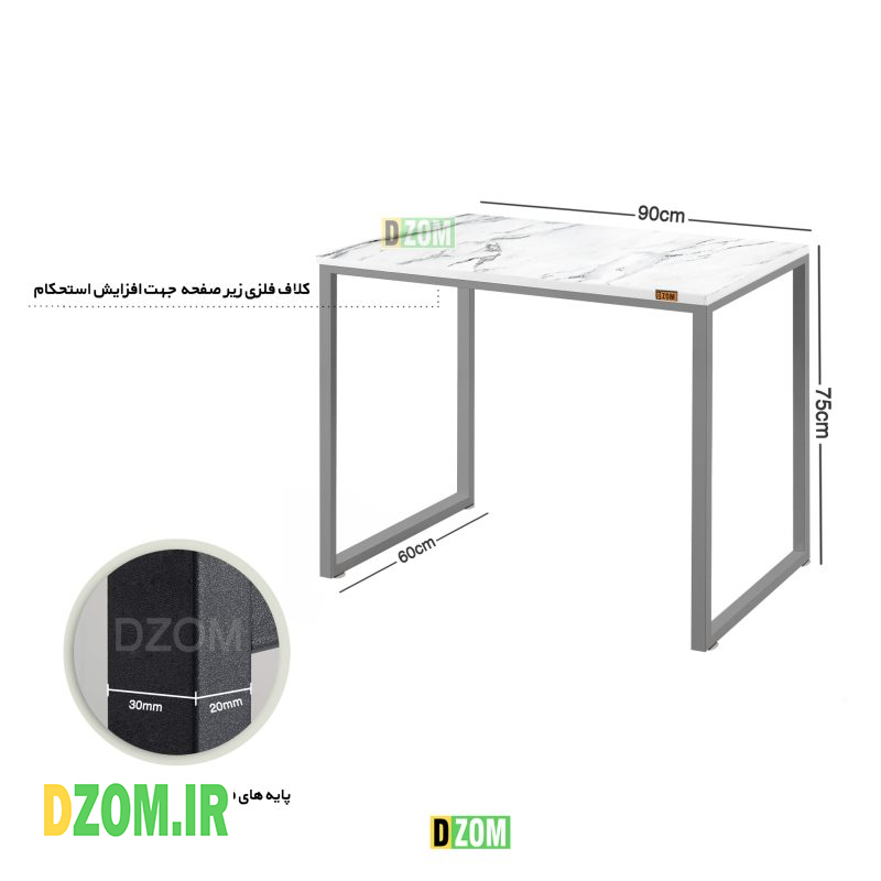 میز اداری دیزم مدل TLD-93D43-90SW