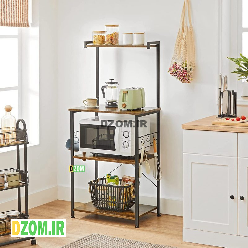 شلف دیواری دیزم مدل SLF_F100_60_BRN