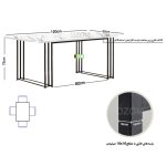میز ناهارخوری دیزم مدل LNC_1200_120_SW