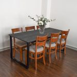 میز ناهارخوری دیزم مدل مونتاژی LNC_asm_160×80_B