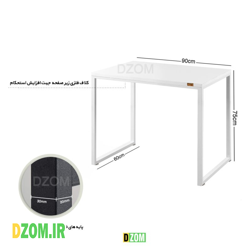 میز اداری دیزم مدل TLD-93D43-90WONE