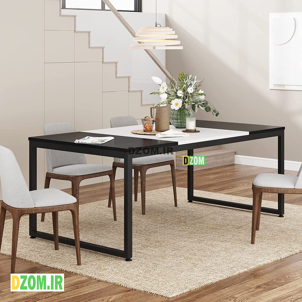 میز ناهارخوری دیزم مدل LNC-43A75-150BAW میز ناهارخوری دیزم مدل LNC-43A75-150BAW