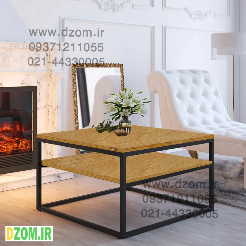 7yjh میز جلو مبلی دیزم مدل CO_D100_80_LIGHT - تصویر 1