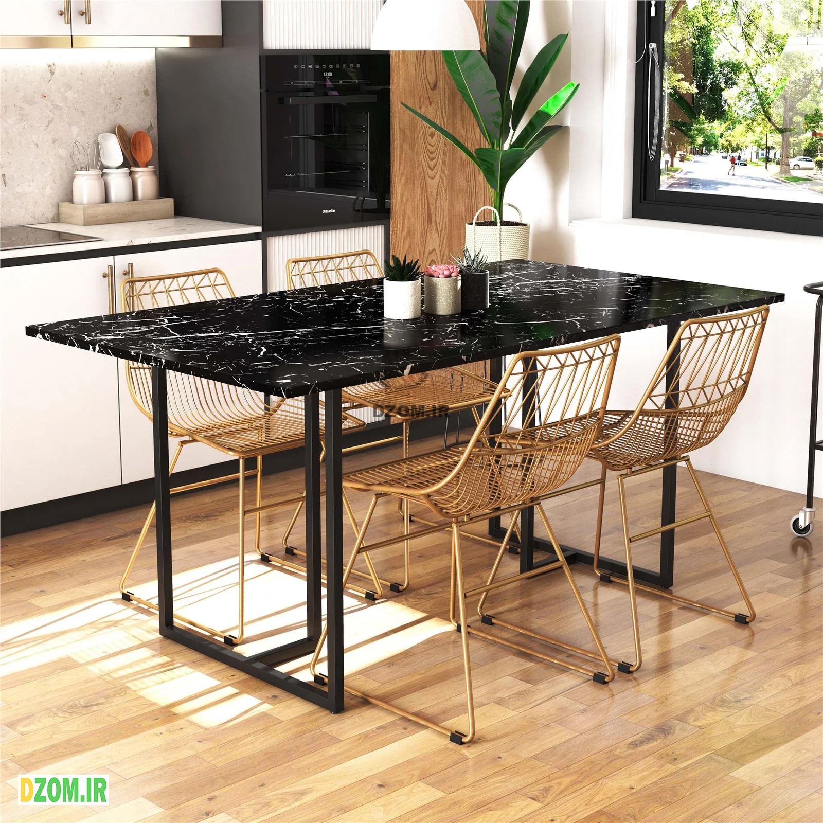 میز ناهارخوری دیزم مدل LNC_750_150_SB میز ناهارخوری دیزم مدل LNC_750_150_SB