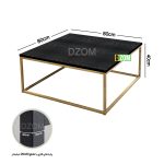 میز جلومبلی دیزم مدل CO_L100_80_B