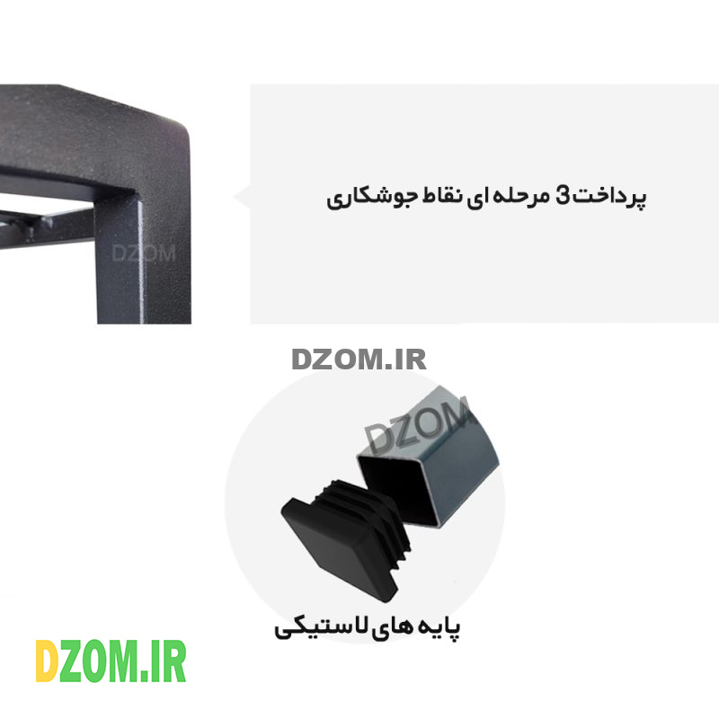 میز جلومبلی اداری دیزم مدل OF_L100_80_B