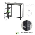 میز ناهارخوری دیزم مدل LNC-55G321_90_SB