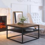 میز جلومبلی دیزم مدل  CO_D100_80_BABRN