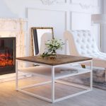 میز جلومبلی دیزم مدل  CO_D100_80_WABRN