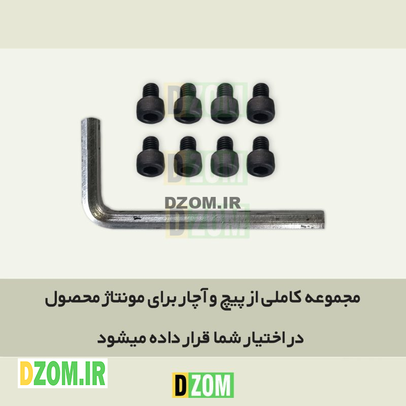 میز کامپیوتر دیزم مدل مونتاژی TLD_asm_140×60_W