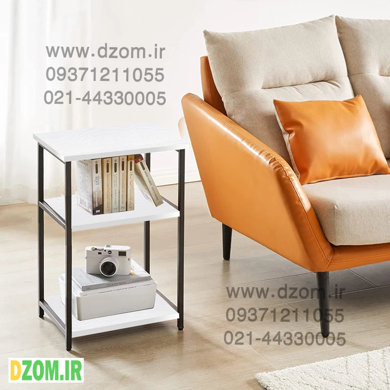 vdfdsfdsf میز عسلی دیزم مدل SI_R100_40_W - تصویر 1