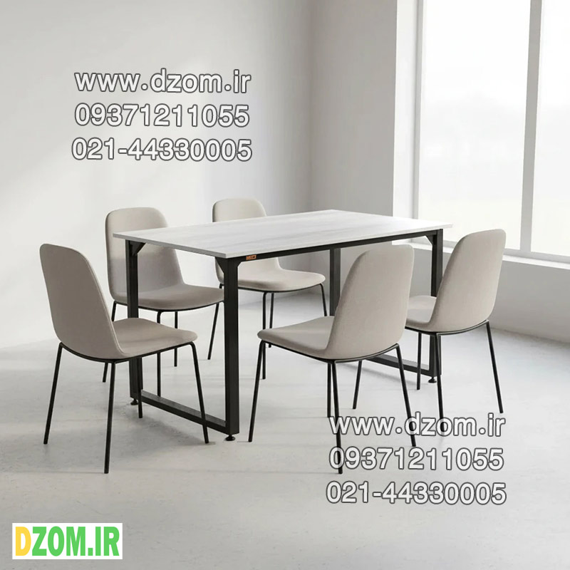 شماره.jpg22 میز ناهارخوری دیزم مدل مونتاژی LNC_asm_140×80_W (بدون صندلی) - تصویر 1