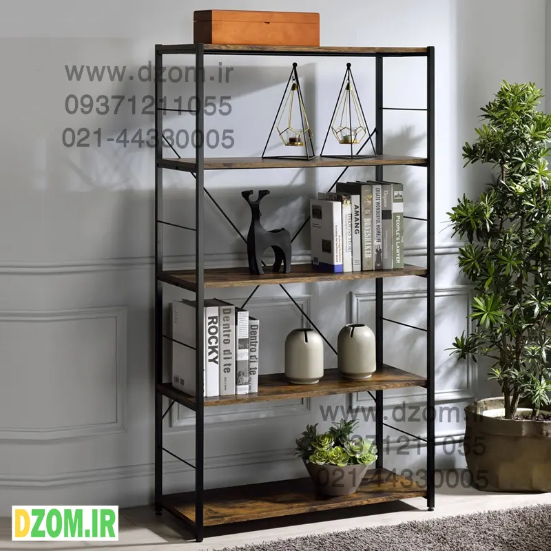 7ujygyj کتابخانه دیزم مدل LIB-88H63-80BRN - تصویر 1