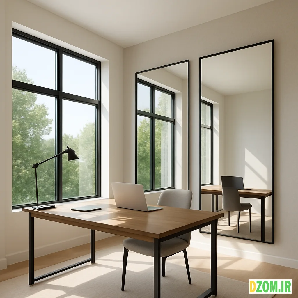 عکس دفتر کار ساده