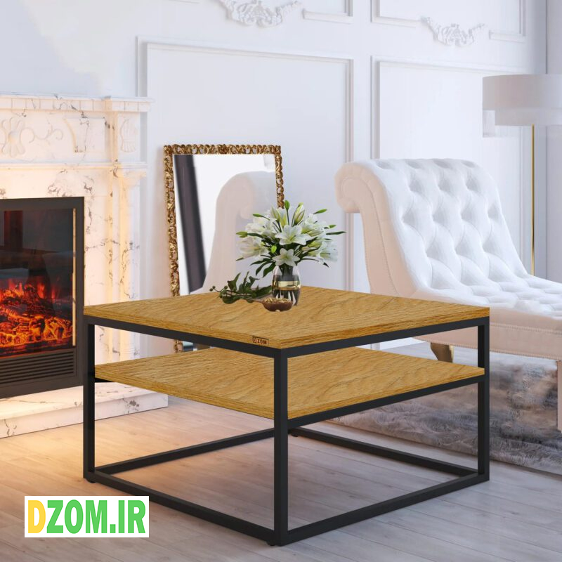 میز جلو مبلی دیزم مدل CO_D100_80_LIGHT
