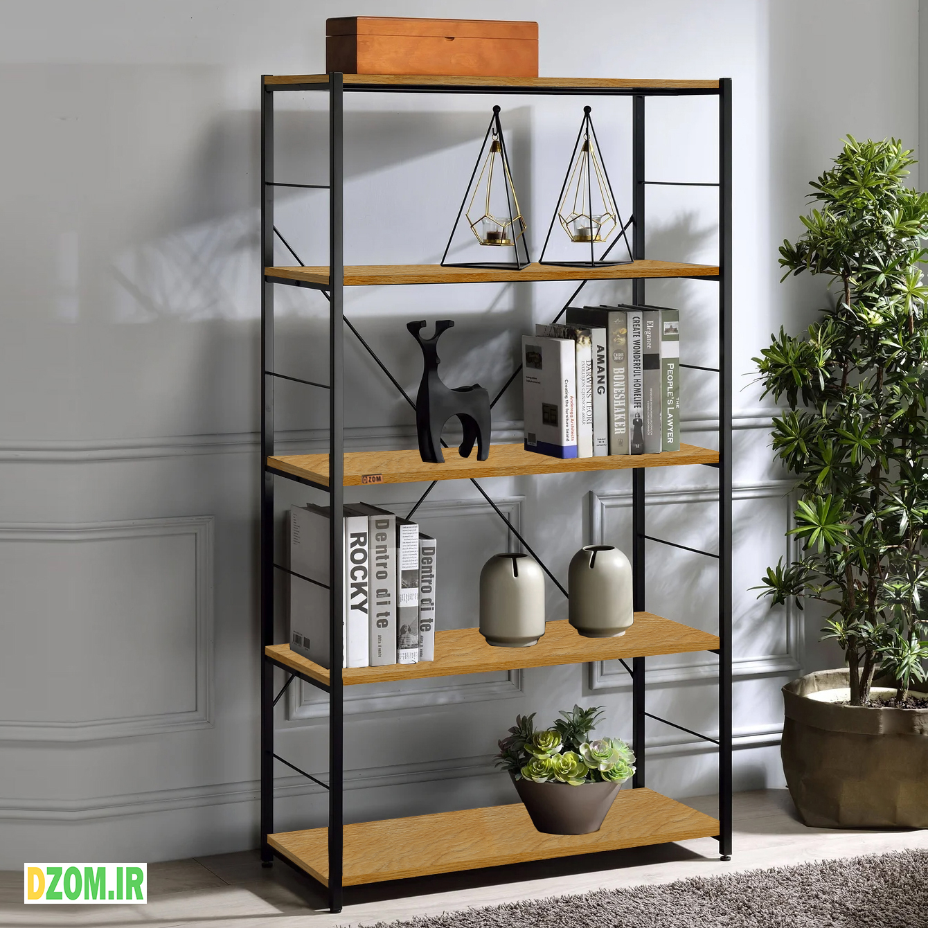 کتابخانه دیزم مدل LIB-88H63-80LIGHT کتابخانه دیزم مدل LIB-88H63-80LIGHT