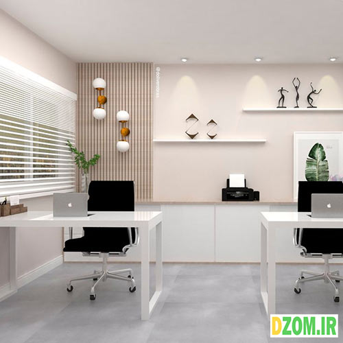 دیزاین دفتر کار کوچک