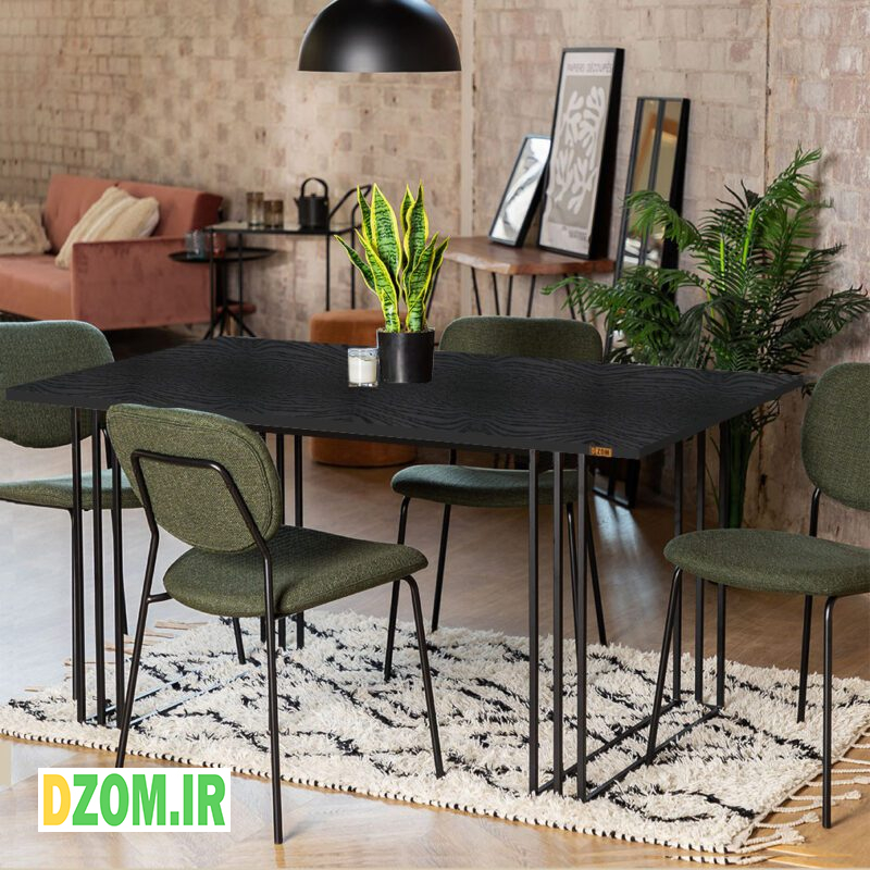 میز ناهارخوری 4 نفره دیزم مدل LNC-56B33-120B