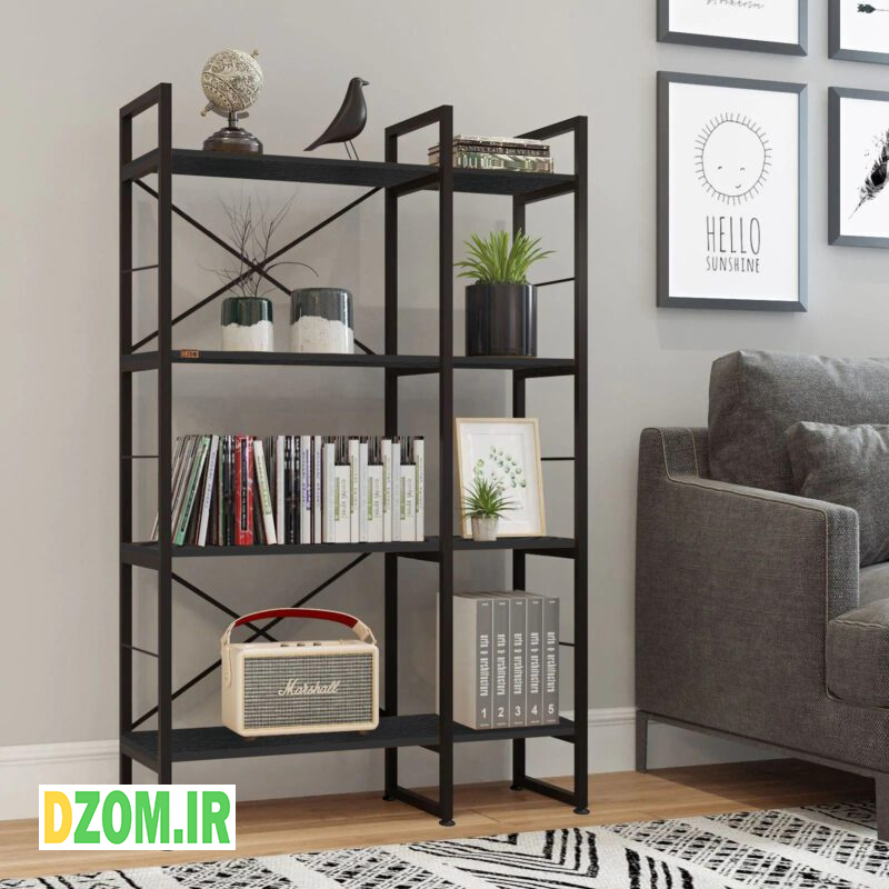 کتابخانه چهار طبقه دیزم مدل LIB-54B77-90B