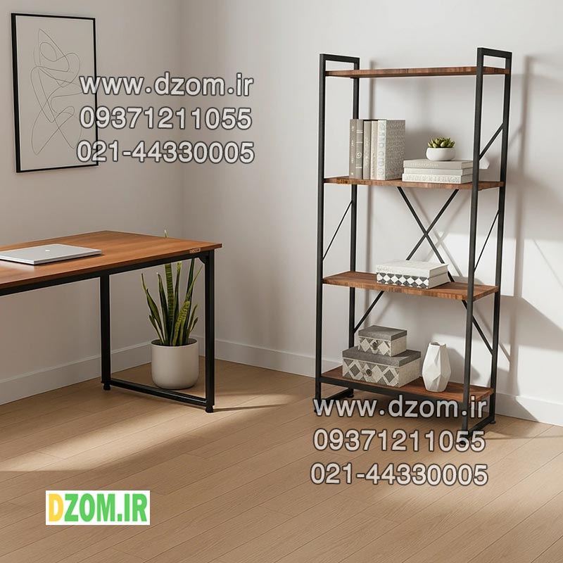 01111 شلف ایستاده دیزم مدل مونتاژی SLF_60×140_BRN - تصویر 1