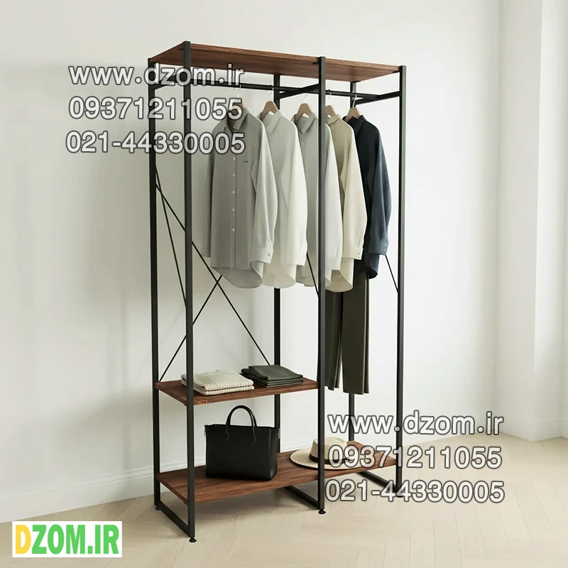 15 3 رگال لباس دیزم مدل مونتاژی RGL_100×180_BRN - تصویر 1