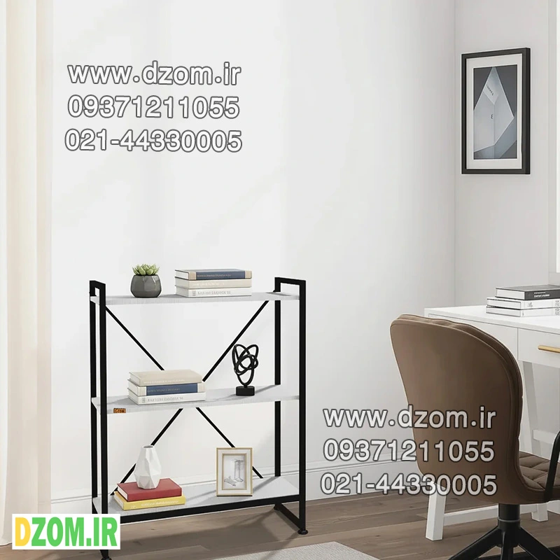 15 26 w شلف ایستاده دیزم مدل مونتاژی SLF_80×100_W - تصویر 1